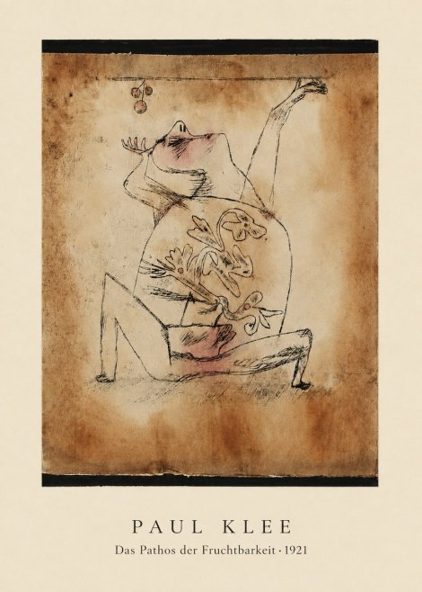 Paul Klee Das Pathos Der Fruchtbarkeit No6 - Plakat