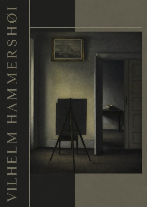Vilhelm Hammershøi Interior with the Artist's Easel III No4 - Plakat