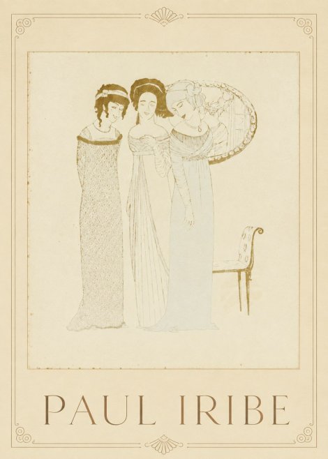 Paul Iribe Elegant Figures No1 - Plakat
