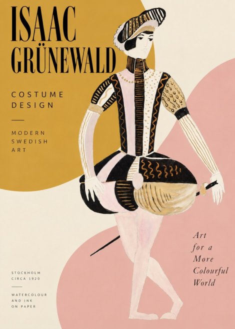 Isaac Grünewald Costume Study VI No2 - Plakat