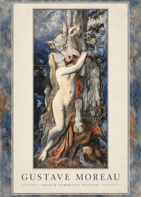 Gustave Moreau Europe and the Bull No1 - Plakat