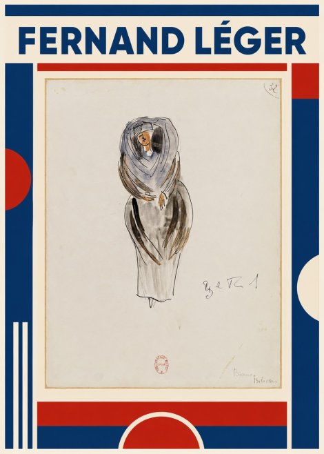 Fernand Léger Costume Design III No1 - Plakat