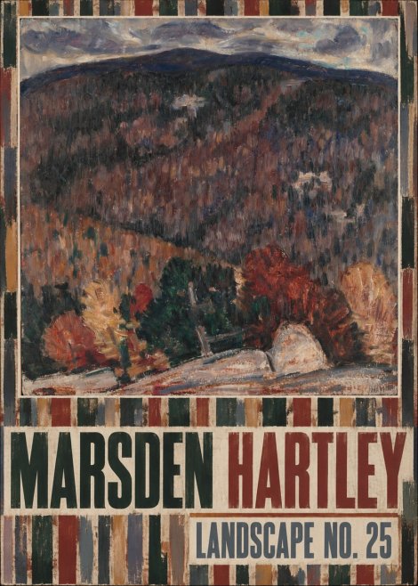 Marsden Hartley Landscape No. 25 No4 - Plakat