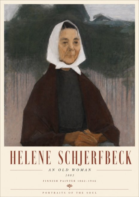 Helene Schjerfbeck An Old Woman No6 - Plakat
