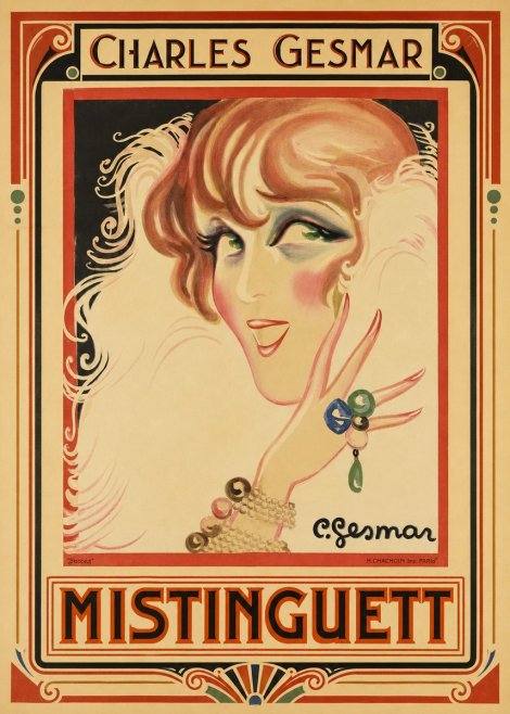 Charles Gesmar Mistinguett No1 - Plakat