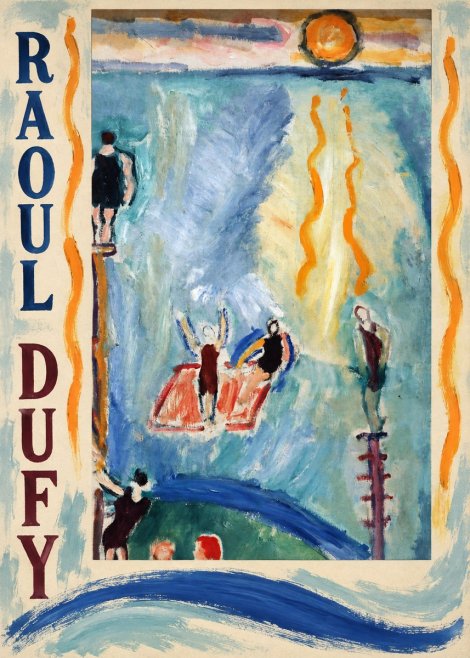 Raoul Dufy The Swimmers No5 - Plakat