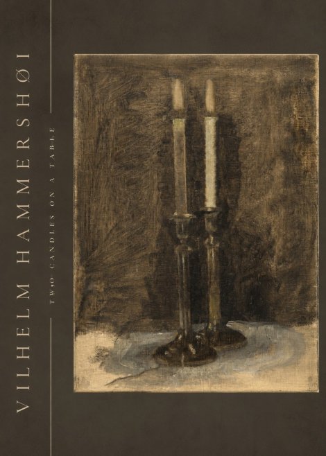 Vilhelm Hammershøi Two Candles on a Table No2 - Plakat