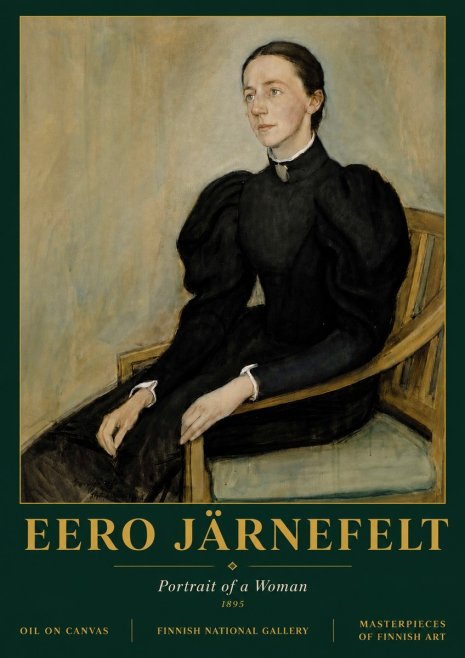 Eero Järnefelt Portrait of a Woman No5 - Plakat