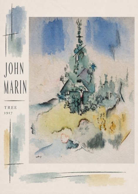 John Marin Tree No3 - Plakat