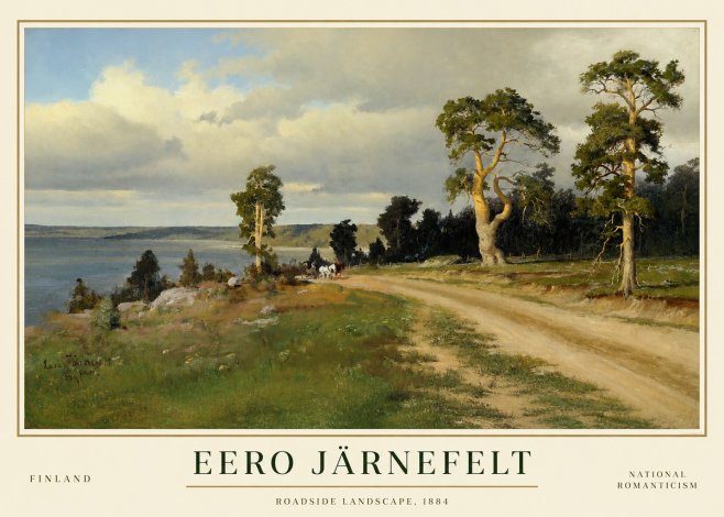 Eero Järnefelt Roadside Landscape, 1884 No1 - Plakat
