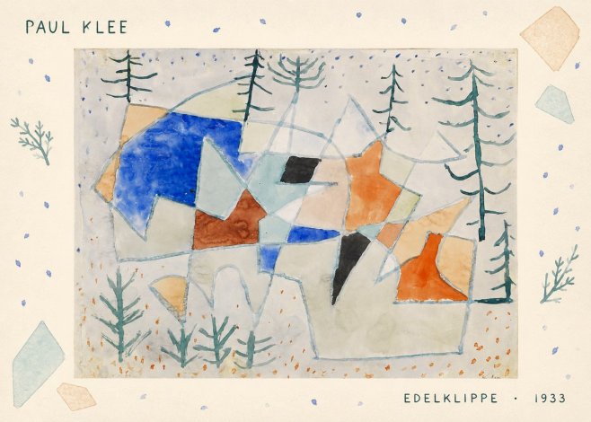 Paul Klee Edelklippe No5 - Plakat