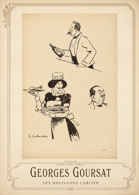 Georges Goursat Les Bouillons Carlier II No1 - Plakat