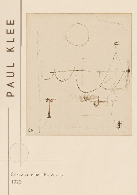 Paul Klee Skizze Zu Einem Hafenbild No2 - Plakat