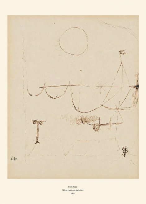 Paul Klee Skizze Zu Einem Hafenbild No6 - Plakat