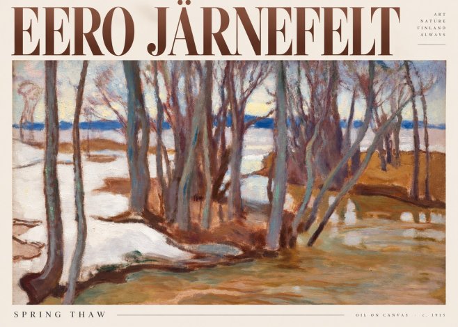Eero Järnefelt Spring Thaw No5 - Plakat