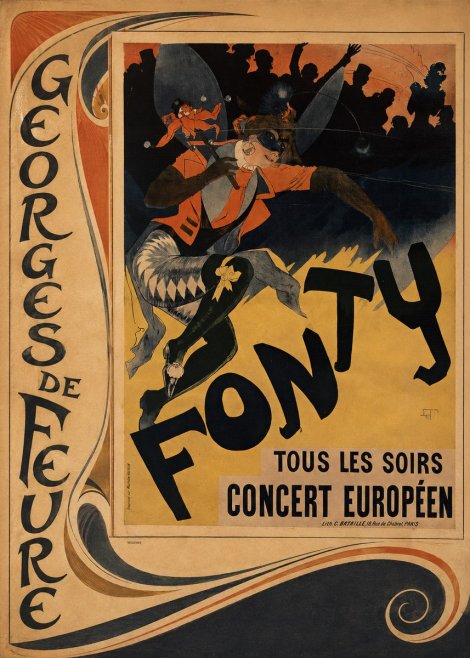 Georges de Feure Fonty III No2 - Plakat