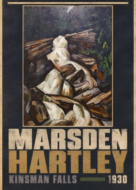 Marsden Hartley Kinsman Falls No5 - Plakat