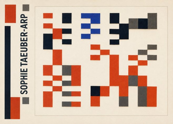 Sophie Taeuber-Arp Sophie Taeuber-arp No2 - Plakat