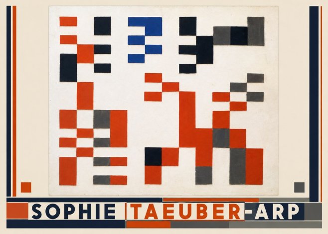 Sophie Taeuber-Arp Sophie Taeuber-arp No3 - Plakat