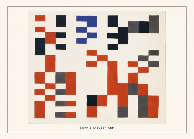 Sophie Taeuber-Arp Sophie Taeuber-arp No4 - Plakat