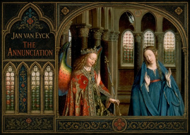 Jan van Eyck The Annunciation II No2 - Plakat