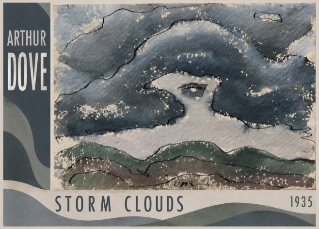 Arthur Dove Storm Clouds No2 - Plakat