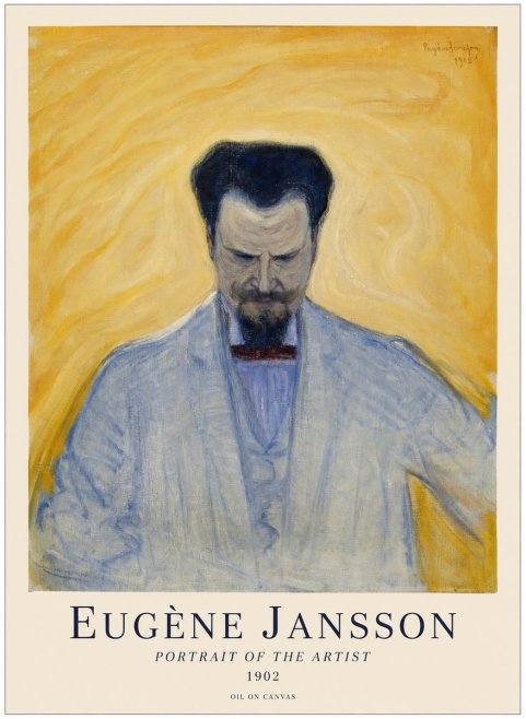 Eugène Jansson Portrait of the Artist II No1 - Plakat