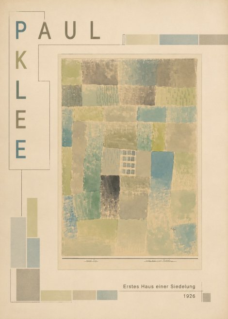 Paul Klee Erstes Haus Einer Siedelung No3 - Plakat