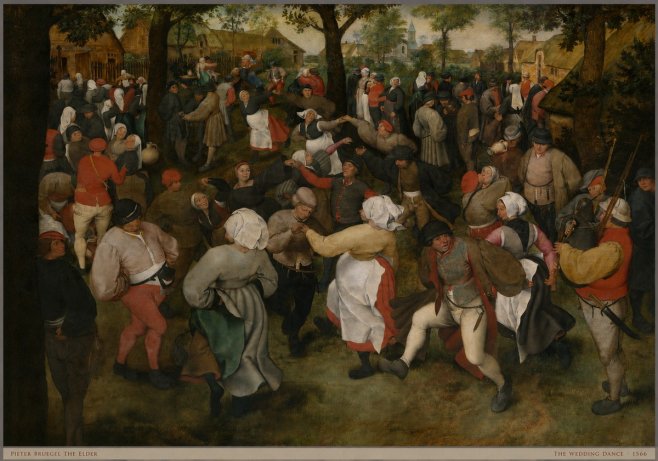 Pieter Bruegel The Wedding Dance II No5 - Plakat