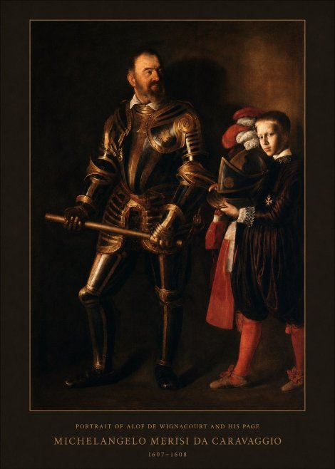 Michelangelo Merisi da Caravaggio Portrait of Alof De Wignacourt and His Page No4 - Plakat