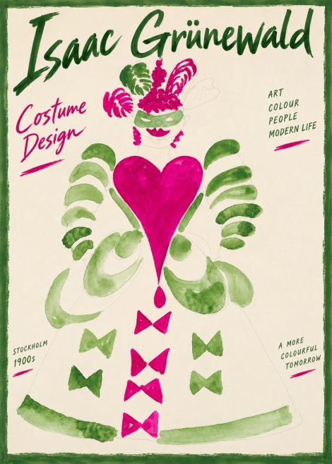 Isaac Grünewald Costume Design XVI No4 - Plakat