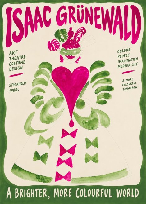 Isaac Grünewald Costume Design XVI No6 - Plakat