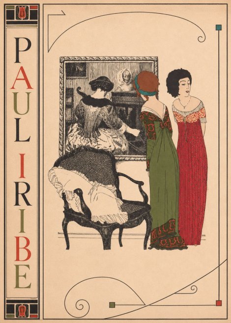 Paul Iribe Fashion Scene No2 - Plakat