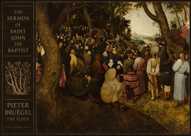 Pieter Bruegel The Sermon of Saint John the Baptist II No3 - Plakat