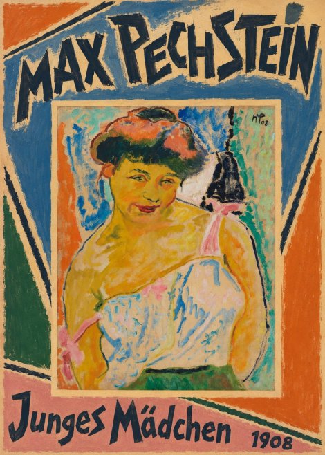 Max Pechstein Junges Mädchen No5 - Plakat