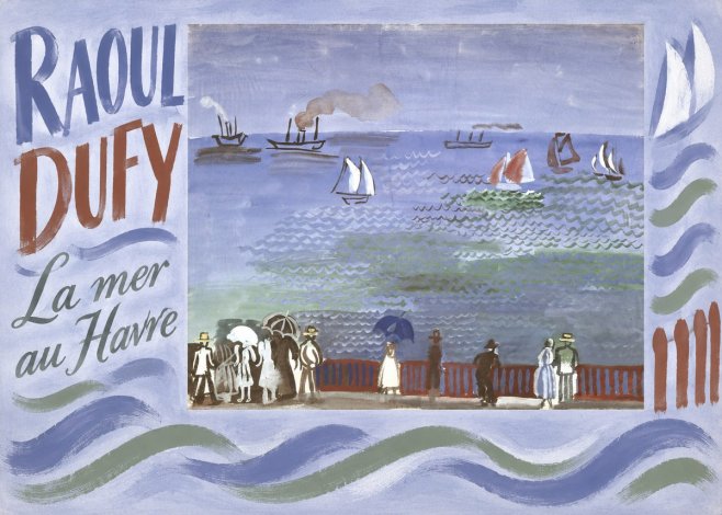 Raoul Dufy La Mer Au Havre No6 - Plakat