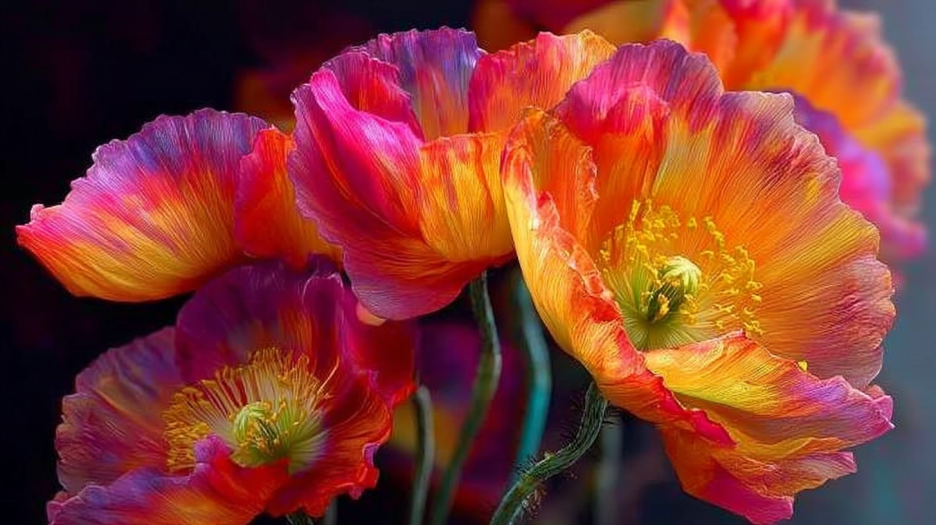 Sunset Petal Symphony