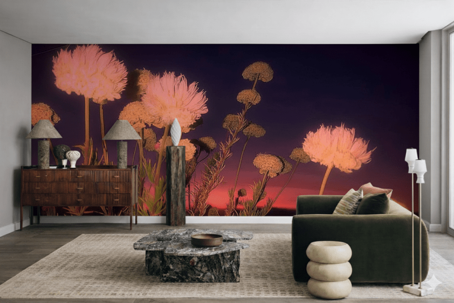 Dusky Blossom Veil