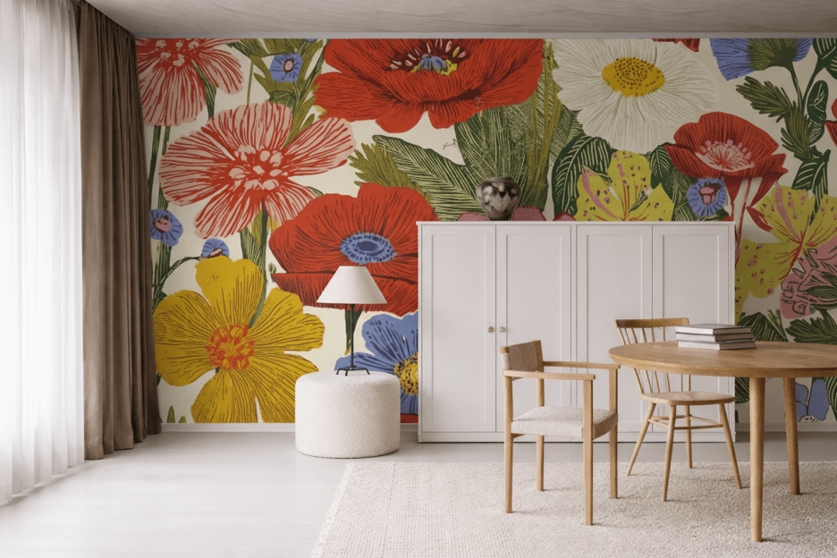 Vibrant Floral Tapestry