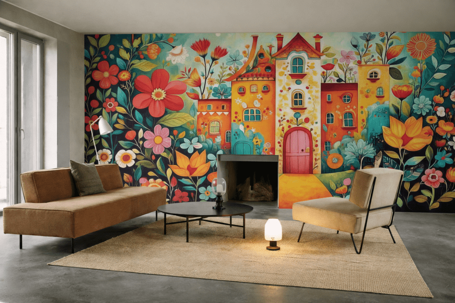 Saffron Village Reverie