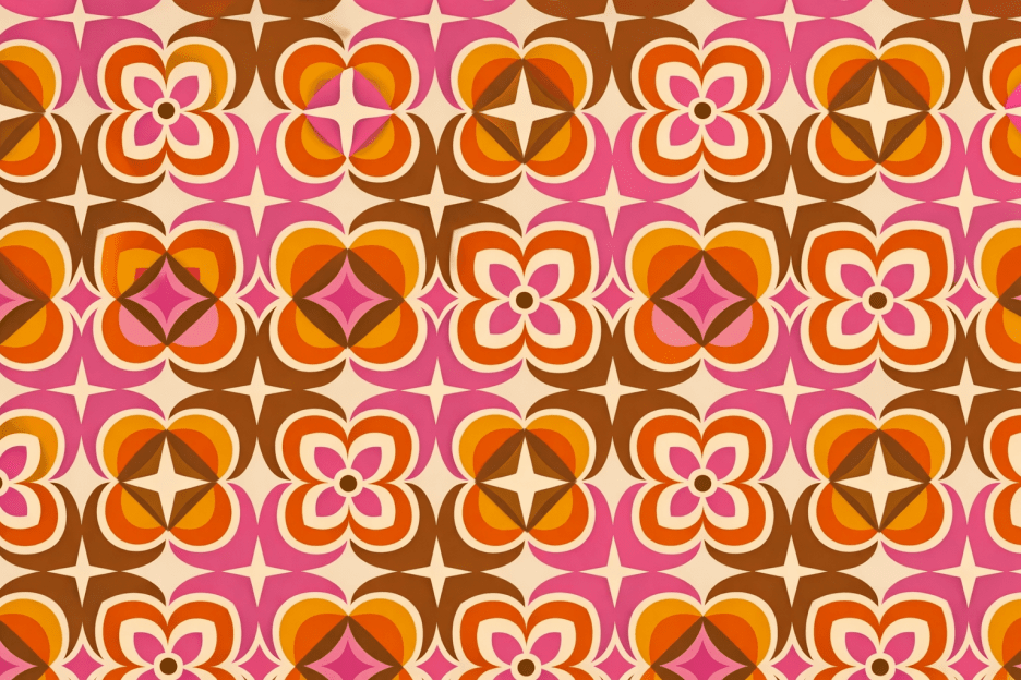 Retro Floral Burst