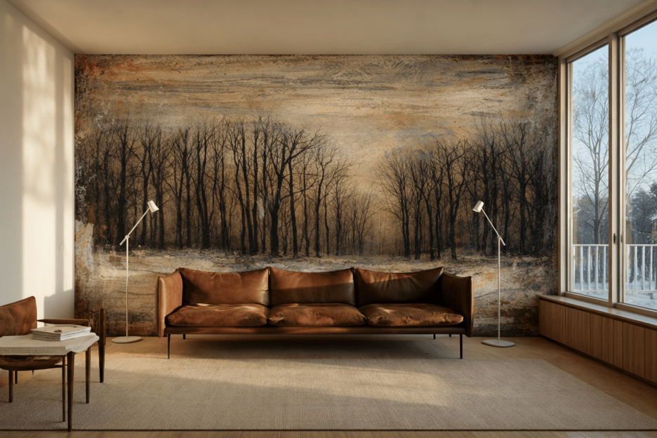 Frosted Woodland Veil