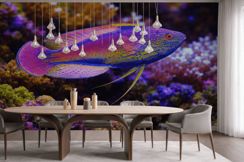 Iridescent Marine Mural