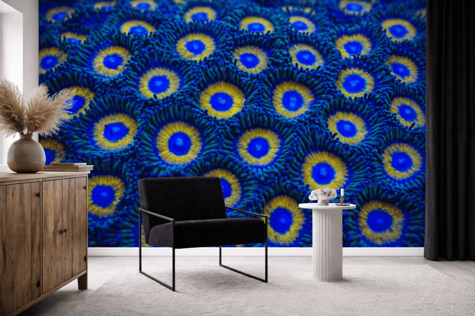 Blue Lenscape Mural