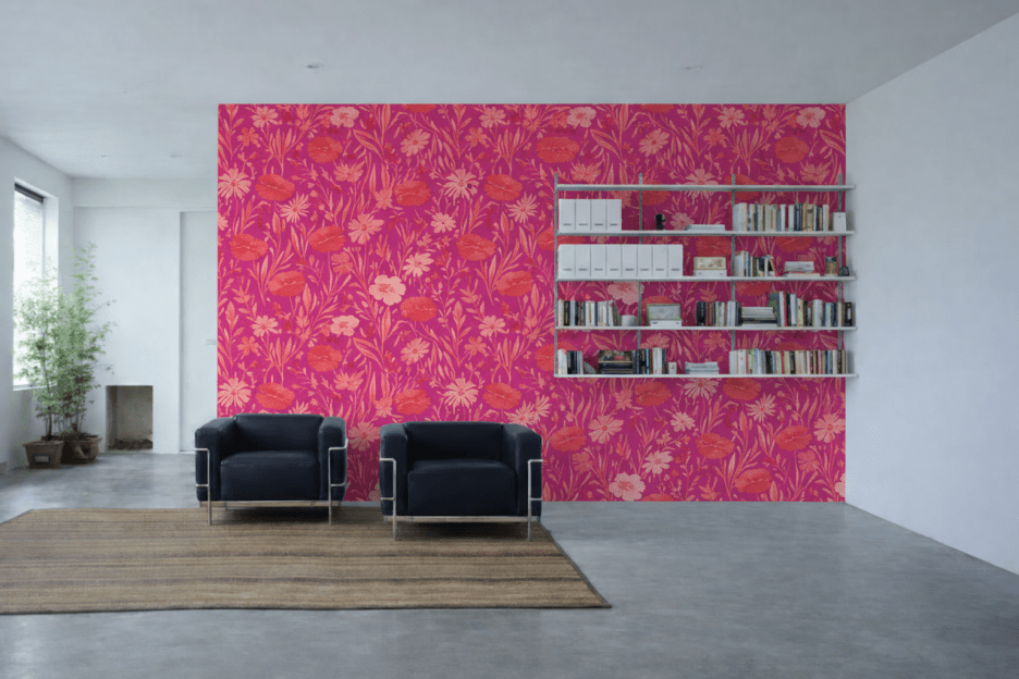 Crimson Blossom Field