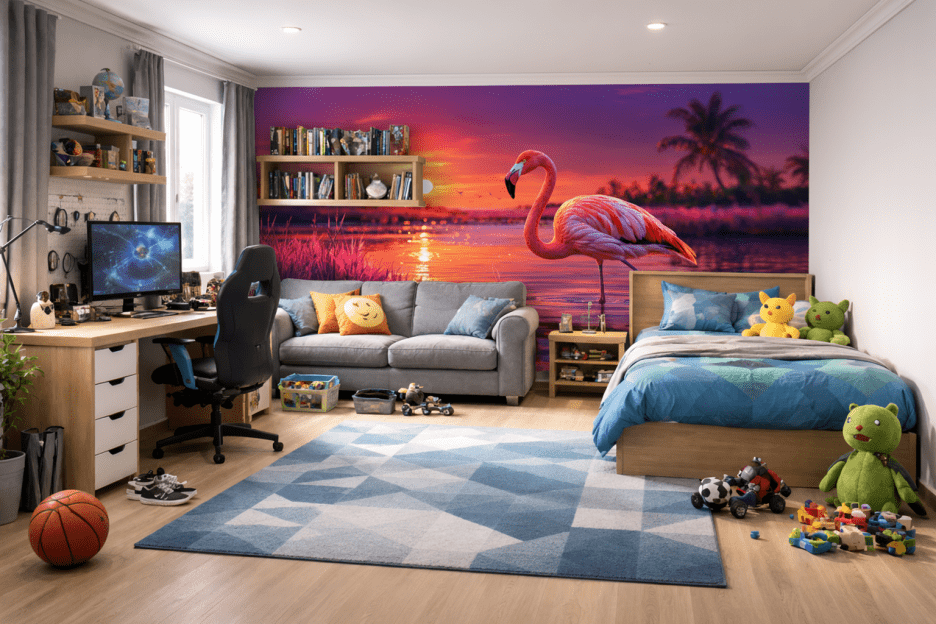 Fuchsia Lagoon Tapestry