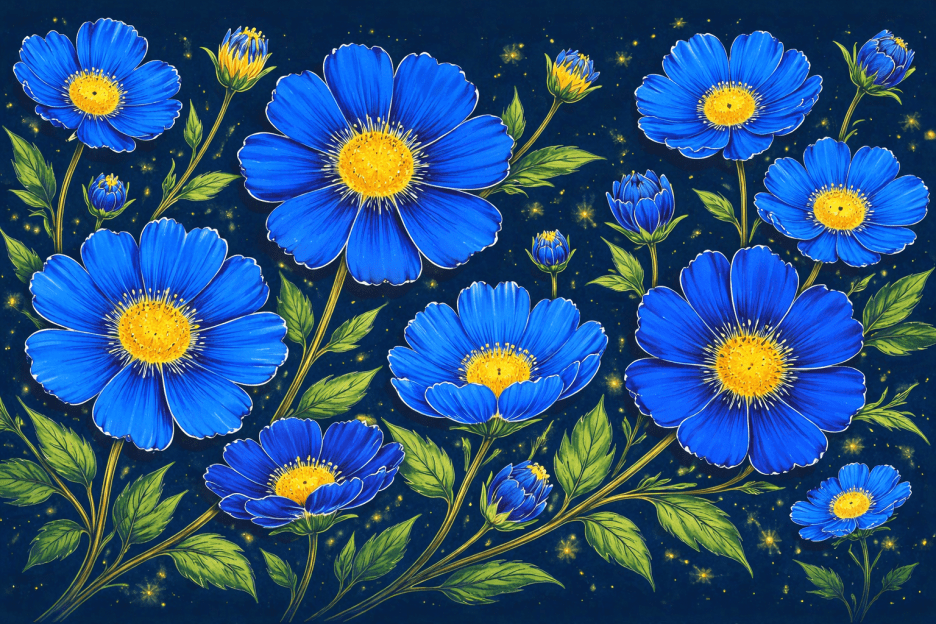 Luminous Bloomscape