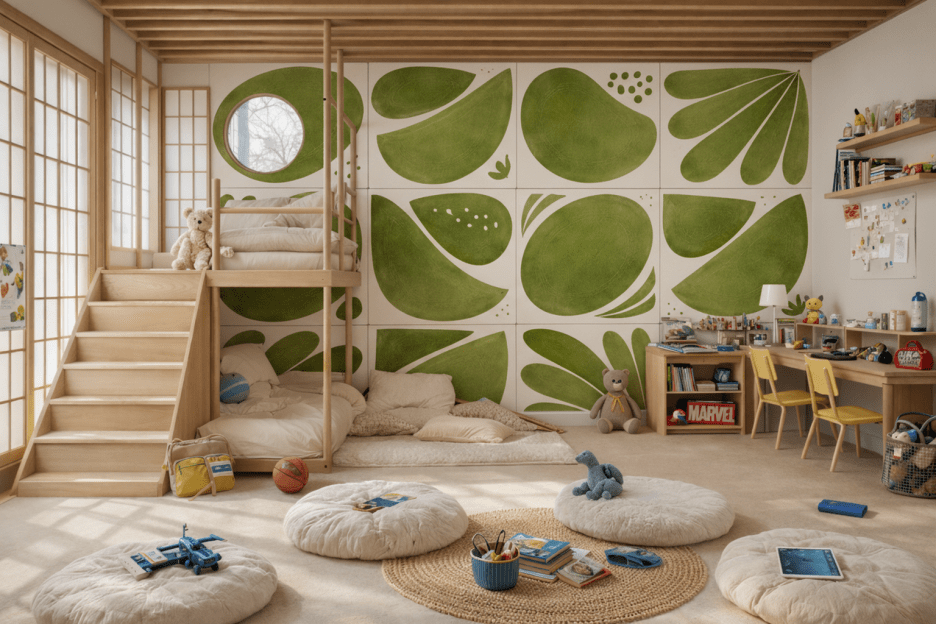 Verdant Palette Mural