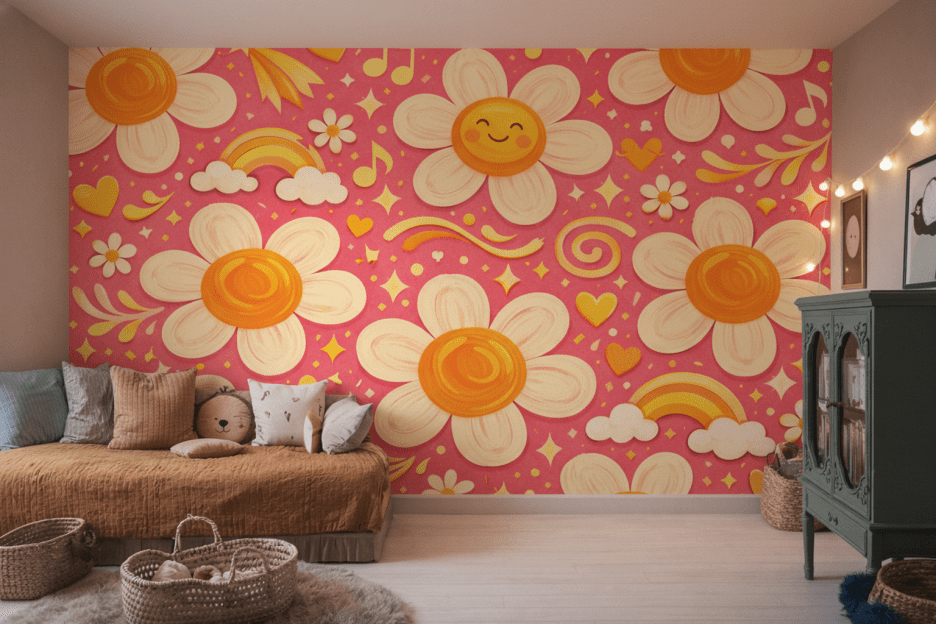 Sunny Blossom Mural