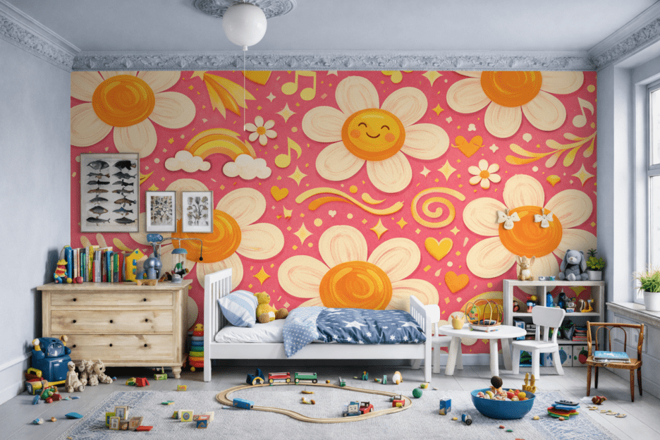 Sunny Blossom Mural